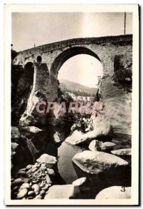 Modern Postcard The Old Bridge Environs d & # 39Amelie les Bains