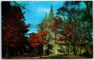 Postcard - Bowdoin College Chapel - Brunswick, Maine