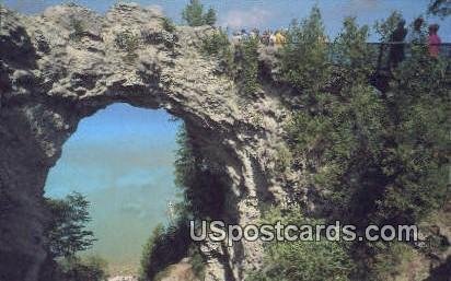 Arch Rock in Mackinac Island, Michigan