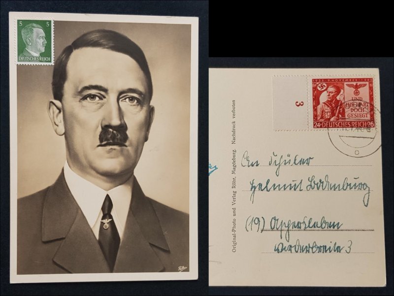 GERMAN EMPIRE THIRD 3rd REICH PROPAGANDA - ADOLF HITLER REICH FUHRER