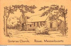 Massachusetts Rowe Unitarian Church 1953