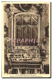 Postcard Old Luceram Altarpiece of St Lawrence of Don Ambrose Barralis