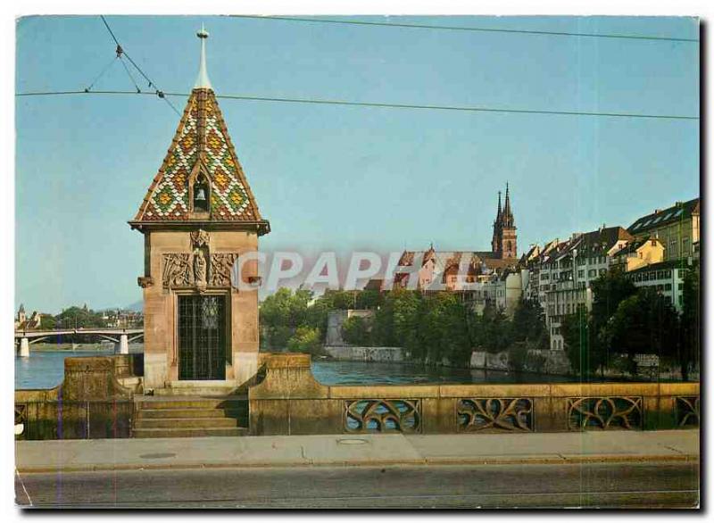 Postcard Modern Basel Kappelijoch and Cathedrale