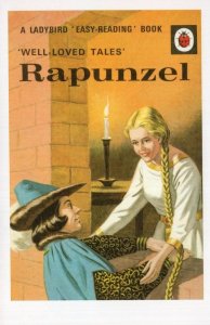 Rapunzel Fairy Story Ladybird First Edition Book Postcard