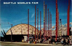 Vtg South Gate and Ford Building Seattle World's Fair Washington WA Postcard