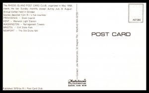 Rhode Island Post Card Club Advertising