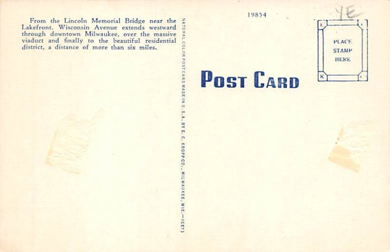 Lincoln Memorial Bridge - Milwaukee, Wisconsin WI