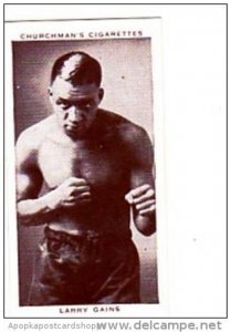 Churchman Cigarette Card Boxing Personalities No 17 Larry Gains