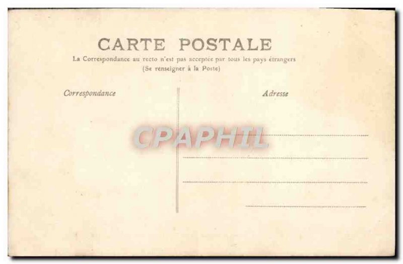 Old Postcard Avallon Old Place wall Oldebert Old city walls