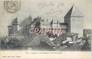 Postcard Old Annecy Chateau Seen from the Pont Neuf