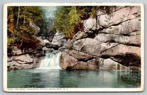 White Mountains  Franconia Notch  New Hampshire  Postcard  1914