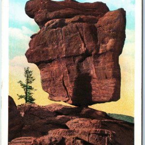 c1920s Colorado Springs, CO Balanced Rock Garden of the Gods Mushroom Teich A220