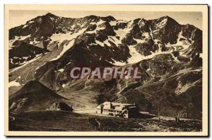 Old Postcard Lautaret Chalet PLM and massive Combeynot