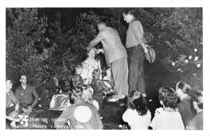 Albany Oregon Timber Carnival Coronation of Queen Real Photo Postcard AA56298