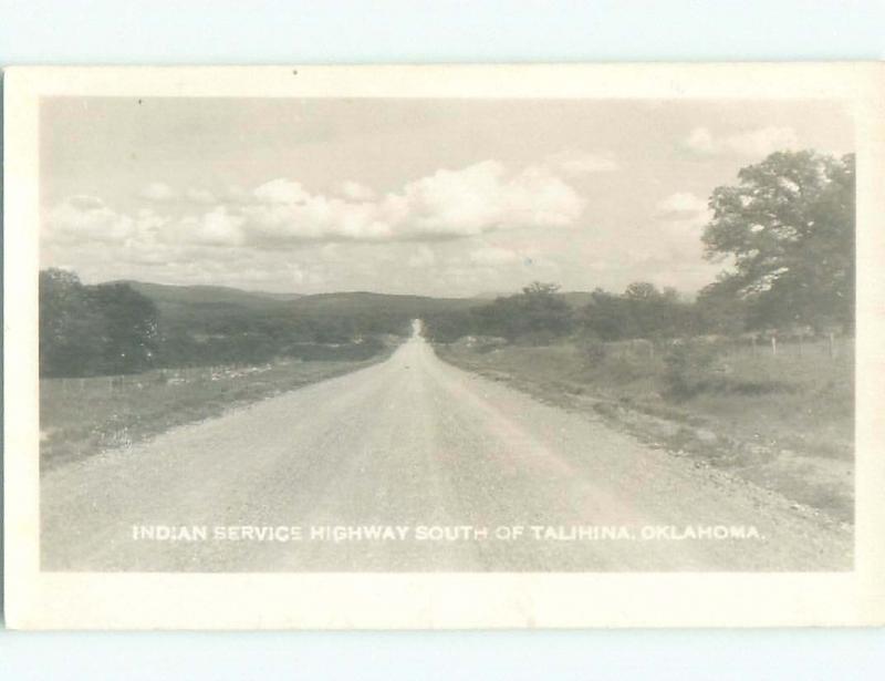 Pre-1950 rppc NICE VIEW Talihina - Near Wilburton & Mcalester Oklahoma OK W0152