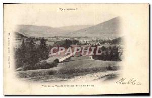 Old Postcard Remiremont View From the Valley D & # 39Epinal Taking From Tax