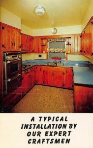 Verona NJ Esser's Cabinets Formica Tops Linoleum Tile Kitchen Postcard