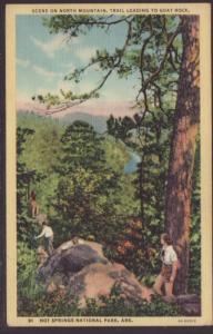 North Mountain Trail,Hot Springs National Park,AR Postcard 