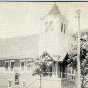 1970 Egg Harbor City, NJ Emmanuel Congregational Church Postcard A116