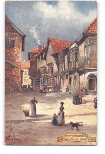 Hertfordshire England Tucks Postcard 1910 Honey Lane Hertford General View