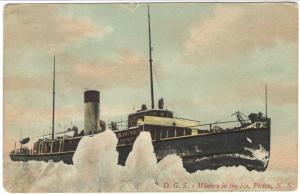 DGS MINTO in ice, Pictou, NS, 1907