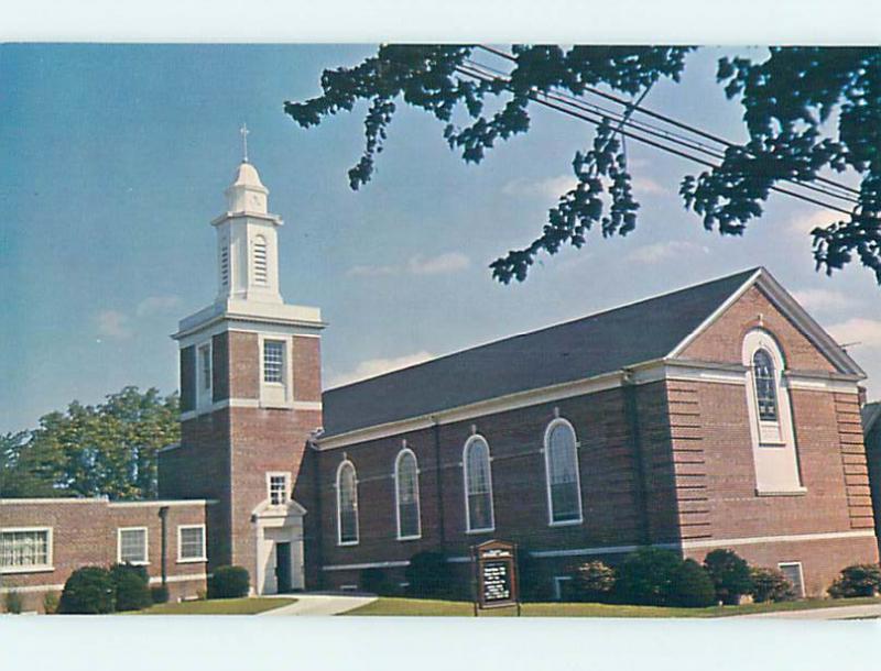 Unused Pre-1980 CHURCH SCENE Milford Delaware DE L2898@