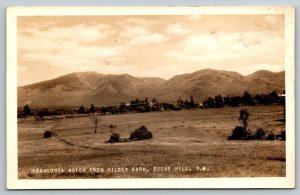 RPPC  Franconia Notch  Hildex Farm  Sugar Hill   New Hampshire Postcard