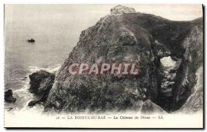 Old Postcard Pointe Du Raz Le Chateau de Dinan