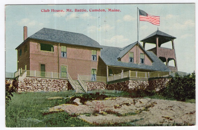 Camden, Maine, Club House, Mt. Battie