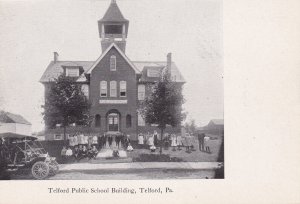 Pennsylvania Telford Public School Building Berkemeyer Postcard