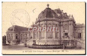 Old Postcard Royan Cote d'Argent Municipal Casino