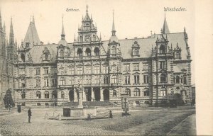 Germany Wiesbaden Town Hall 1900s