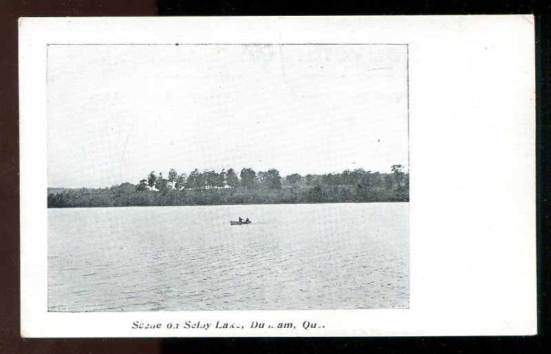 dc549 - DUNHAM Quebec c1905 Selby Lake Postcard