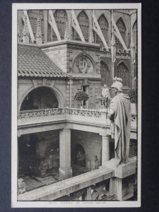 Somerset BATH Terrace of Roman Baths c1930's - Old Postcard by The Pump Room