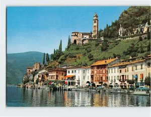 Postcard Lago di Lugano, Morcote, Switzerland