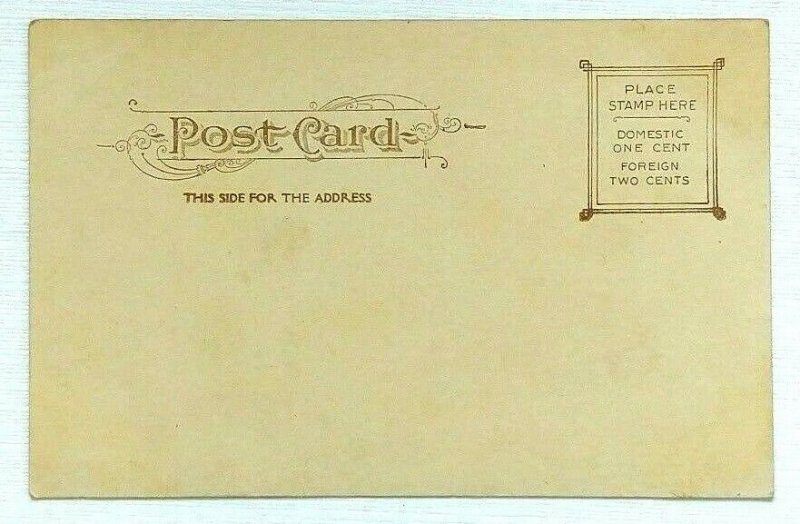 Fort Smith Arkansas St. Edwards Infirmary Postcard Pre-1908 Unposted Man Porch