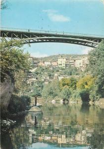 Bulgaria Veliko Tirnovo Stambolov bridge river fishing 1973 postcard