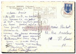 Modern Postcard Honfleur Lieutenancy and Place Hamelin Charter