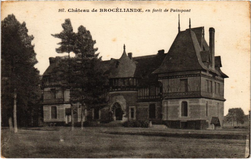 CPA Chateau de Brocéliande, en Foret de PAIMPONT (112212)