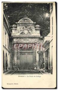 Old Postcard Soissons Gate College