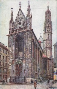 WIEN VIENNA AUSTRIA~MARIA STIEGEN KIRCHE~1918 FELDPOST PSMK POSTCARD