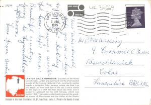 uk34669 the harbour lynmouth devon  uk