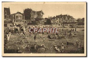 Old Postcard Arcachon La Plage l & # 39heure Bath