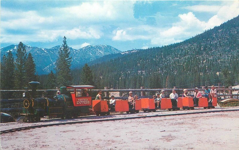 Postcard Nevada Lake Tahoe Ponderosa Ranch Museum Stables Roberts 23-9793