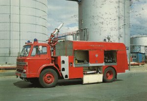 Pyrene Foam Tender London Fire Brigade Engine Postcard