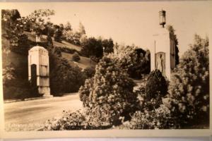 pre-1950 rppc MEMORY PARK ENTRANCE Salt Lake City Utah UT Postcard y1321@