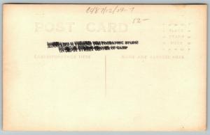 Des Moines Johnston Iowa~WWI Era Camp Dodge~The Water Tank~Soldier~c1917 RPPC