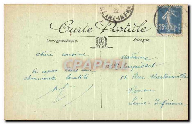 Old Postcard Cleres Le Chateau Chebe