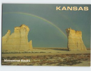 Postcard Monument Rocks, Kansas