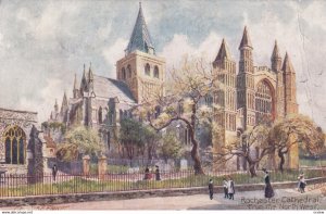Rochester Cathedral From North West, PU-1907; TUCK 7024